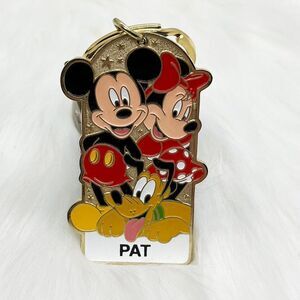 🔮 5/$25 Disney Mickey, Minnie & Pluto Pat Custom‎ Keychain